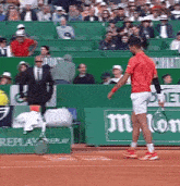 Novak Djokovic Racquet Break GIF - Novak Djokovic Racquet Break Stomp GIFs