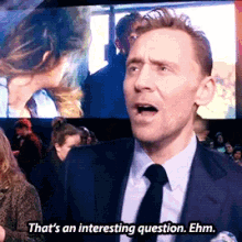 tom hiddleston loki interesting question thinking