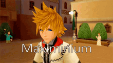 Maximinium Max Kingdom Hearts GIF - Maximinium Max Kingdom Hearts Roxas GIFs
