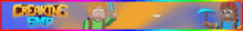 a banner for a video game called breaking emp with cartoon characters