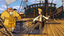 Monkey Island Insults GIF - Monkey Island Insults You Fight Like A Cow GIFs