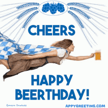 Funny Birthday Card Birthday Beer GIF - Funny Birthday Card Birthday Beer Birthday Drinks GIFs
