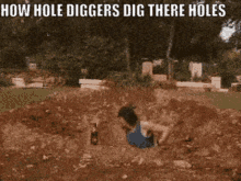 Hole Hole Digger GIF - Hole Hole Digger Shovel GIFs