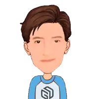 a cartoon man giving an ok sign with his hand