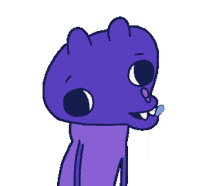 mekamee purple cat purple cat weird