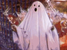 Ghost Costume Happy Halloween GIF - Ghost Costume Happy Halloween GIFs