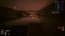a video game called riders on the storm shows a car driving under a bridge