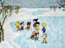 Charlie Brown Christmas Ice Skating GIFs