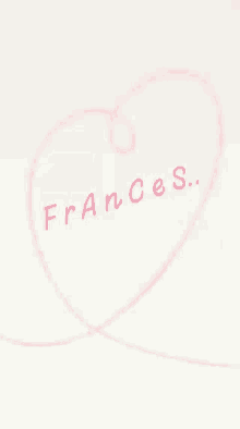 Name Frances GIF - Name Frances Heart GIFs