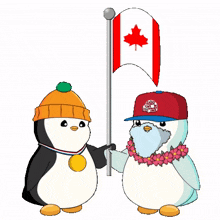 world flag canada penguin country