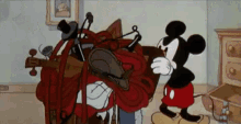Mickey Mouse Packing Struggles GIF - Mickey Mouse Pack Packing GIFs