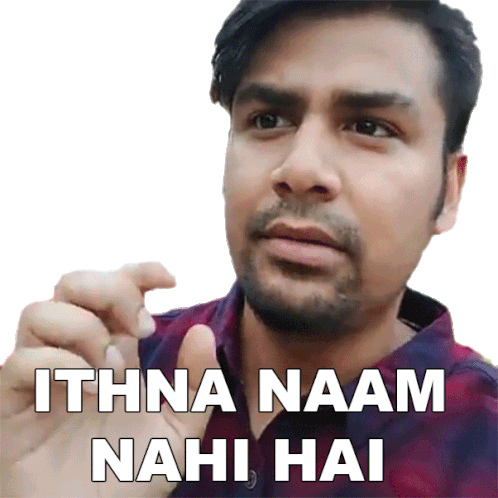 Ithna Naam Nahi Hai Abhishek Sagar Sticker - Ithna Naam Nahi Hai Abhishek Sagar इतनानामनहींहै Stickers
