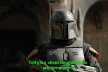 The Book Of Boba Fett Tell Your Client Negotiations Are Terminated GIF