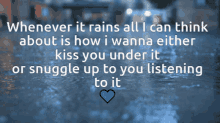Listening To Rain Kiss You In The Rain GIF - Listening To Rain Kiss You In The Rain Ollie Rain GIFs