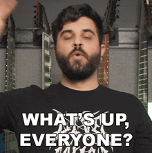 What'S Up Everyone Andrew Baena GIF - What'S Up Everyone Andrew Baena How'S Everyone GIFs