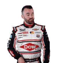 pointing right austin dillon nascar to the right over there