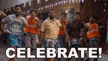 celebrate celebration keep forwad dance moves lets go