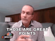 Those Are Great Points Kyle Petty GIF - Those Are Great Points Kyle Petty Motorsports On Nbc GIFs