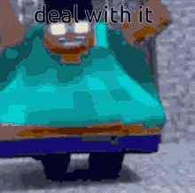 Deal With It Steve GIF - Deal With It Steve Minecraft GIFs