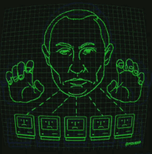 Hacker Putin GIF
