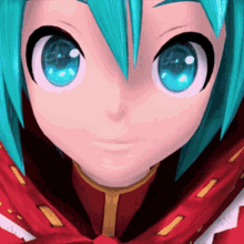 Hatsune Miku Big Eyes GIF - Hatsune Miku Big Eyes Insane GIFs