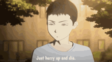 Just Hurry Up And Die Ajin GIF - Just Hurry Up And Die Ajin Demi Human GIFs