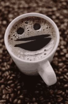 Smiling Coffee GIF