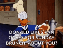 Breakfast Pancakes GIF - Breakfast Pancakes Donald Duck GIFs