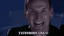 Just This Once - Everybody Lives!!! - Doctor Who GIF - Christopher Eccleston Doctor Who Dr Who GIFs