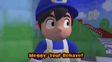 Smg4 Meggy GIF - Smg4 Meggy You Behave GIFs