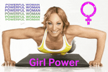Push Ups Girl Power GIF - Push Ups Girl Power Exercise GIFs