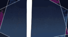 a purple and blue background with a white glowing object