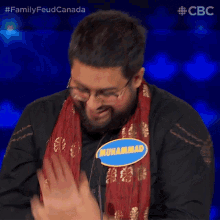 Clapping Muhammad GIF - Clapping Muhammad Family Feud Canada GIFs
