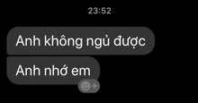 a screenshot of a text message with a smiley face and the time 23:52