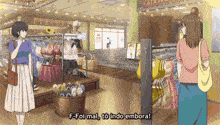 a woman is standing in front of a store that says kadoya on it