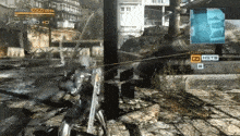 a video game screen shows a character named raiden with a score of 12200 points