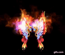 Wings Fallen Angel GIF - Wings Fallen Angel Flap GIFs