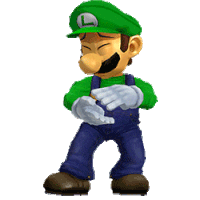 Luigi Clap Sticker