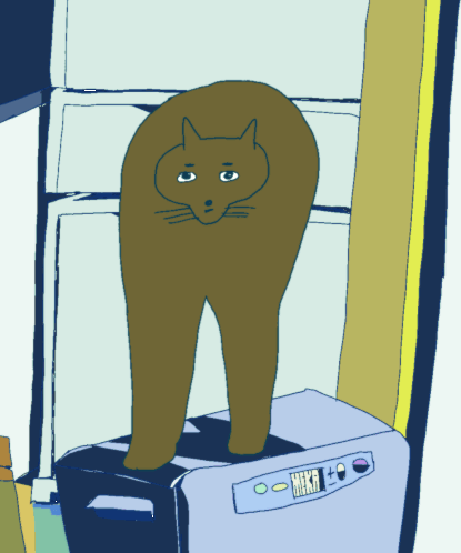 Cat Mekamee Sticker
