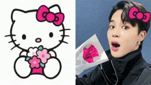 Barbjmi Jimin GIF - Barbjmi Jimin Hello Kitty GIFs