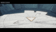 a drawing of a circle with a triangle in the center and the words nods sama below