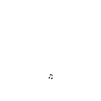 a bunch of music notes with the letter w in the middle