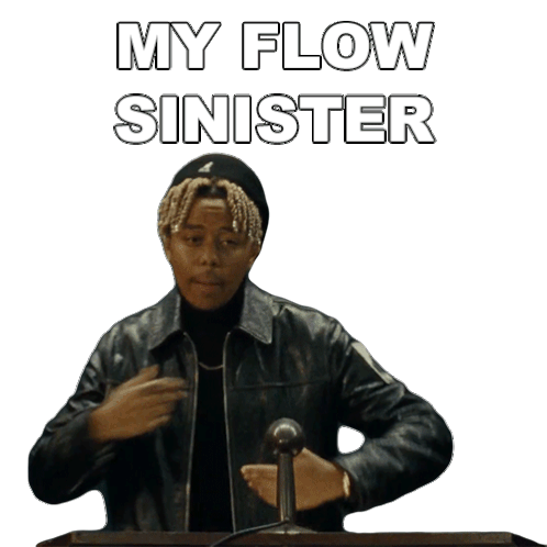 My Flow Sinister Cordae Sticker - My Flow Sinister Cordae Ybn Cordae Stickers