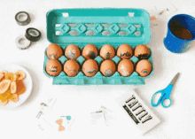 decorating eggs