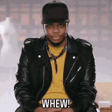 Whew Bishme Cromartie GIF - Whew Bishme Cromartie Project Runway GIFs