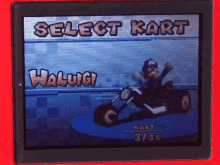 Waluigi Mario Kart GIF - Waluigi Mario Kart Mario Kart Ds GIFs