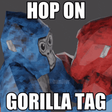 Gorilla Tag Hop On GIF - Gorilla Tag Hop On Gtag GIFs