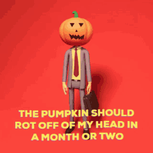 Pumpkin Dwight GIF
