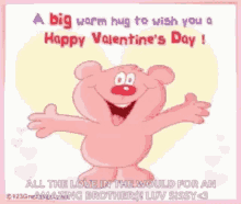 Brother Happy Valentines Day GIF - Brother Happy Valentines Day Big Warm Hug GIFs