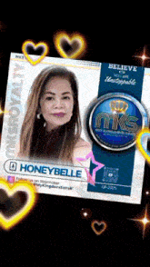 a picture of a woman named honeybelle